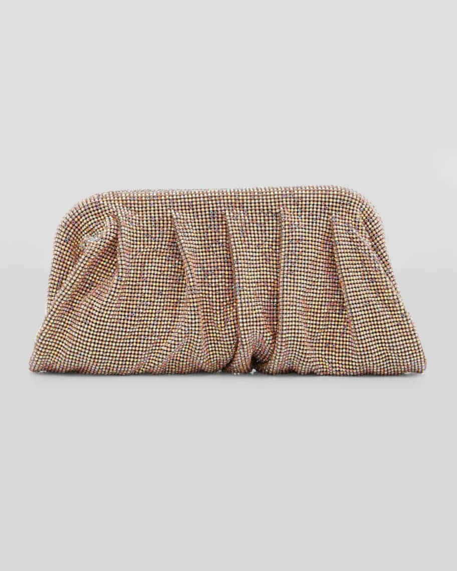 Venus La Grande Crystal Mesh Clutch Bag | Neiman Marcus