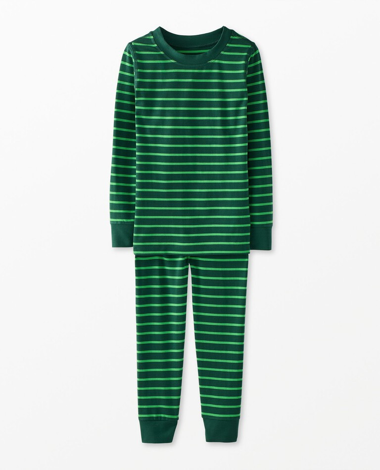 Kids Striped Long John Pajama Set in HannaSoft™ | Hanna Andersson