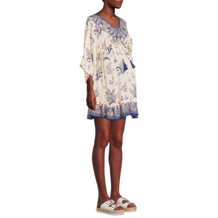 Romantic Gypsy Women's Maternity Kimono Dress | Walmart (US)