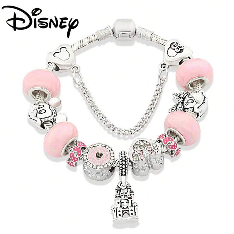 $5.27
$6.50
-19%
10% OFF For orders $49.00+
10% OFF For orders $49.00+

Join & save $0.26! Get 70% off CLUB fee now
Disney 1 Pc Pink Crystal Cartoon Bead Bracelet Silver Plated Heart Mickey Minnie Bead Jewelry For Women Gift
4.89
(29)
Size
7.5inch(19cm)
8.3inch(21cm)
7.1inch(18cm)
7.9inch(20cm)
9 Left
6.7inch(17cm)
Qty:

 | SHEIN