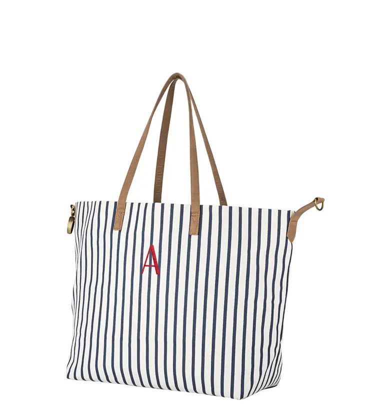 Cathy's Concepts Monogram Overnight Tote | Nordstrom
