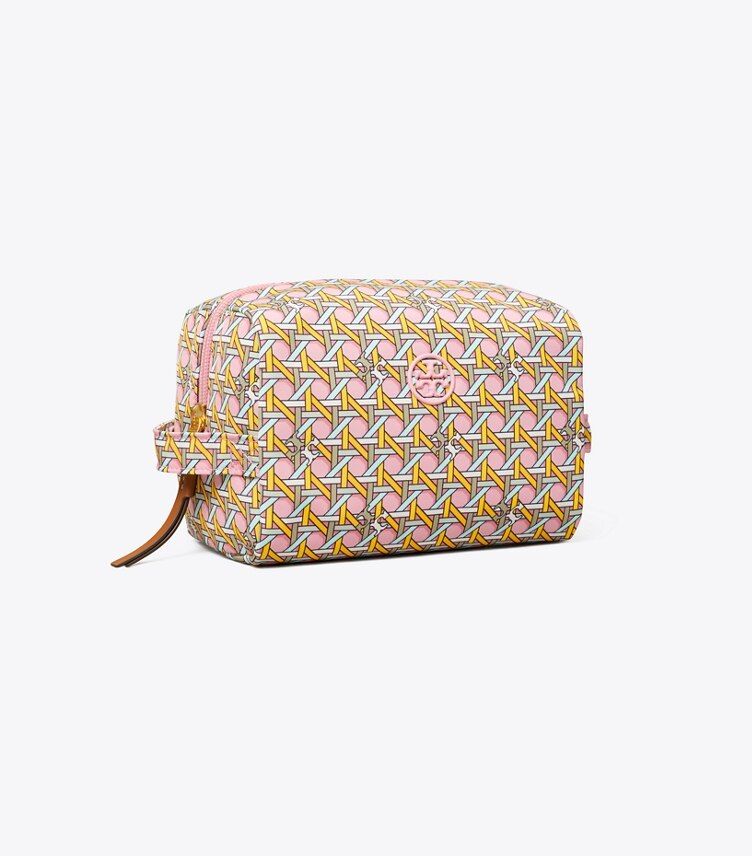 Piper Printed Large Cosmetic Case | Tory Burch (US)