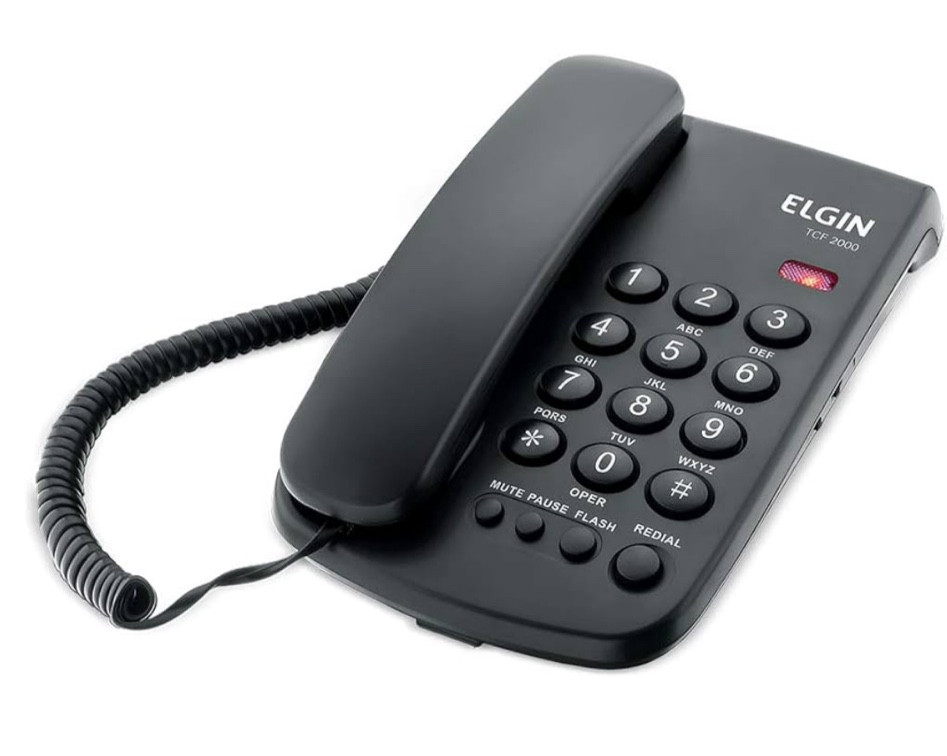Telefone de Mesa com Fio TCF2000 Elgin Preto

#LTKbrasil