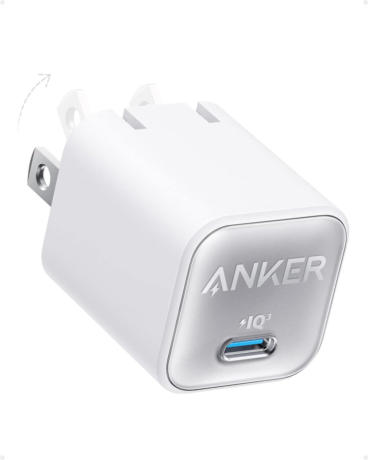 Anker USB C GaN Charger 30W, 511 Charger (Nano 3), PIQ 3.0 Foldable PPS Fast Charger, Anker Nano ... | Amazon (US)