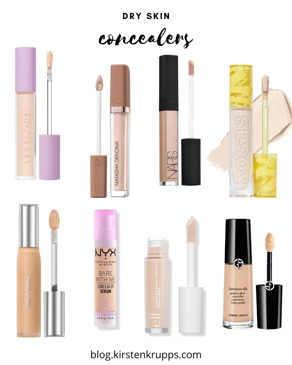 Bye-bye dark circles, hello flawless ✨
These concealers are perfect for dry skin — creamy, hydrating, and blendable, giving you coverage that looks natural all day. 🖤 No creasing, no dryness, just smooth perfection.

👉 Tap to shop my go-to concealers.

#LTKFindsUnder50 #LTKBeauty #LTKStyleTip