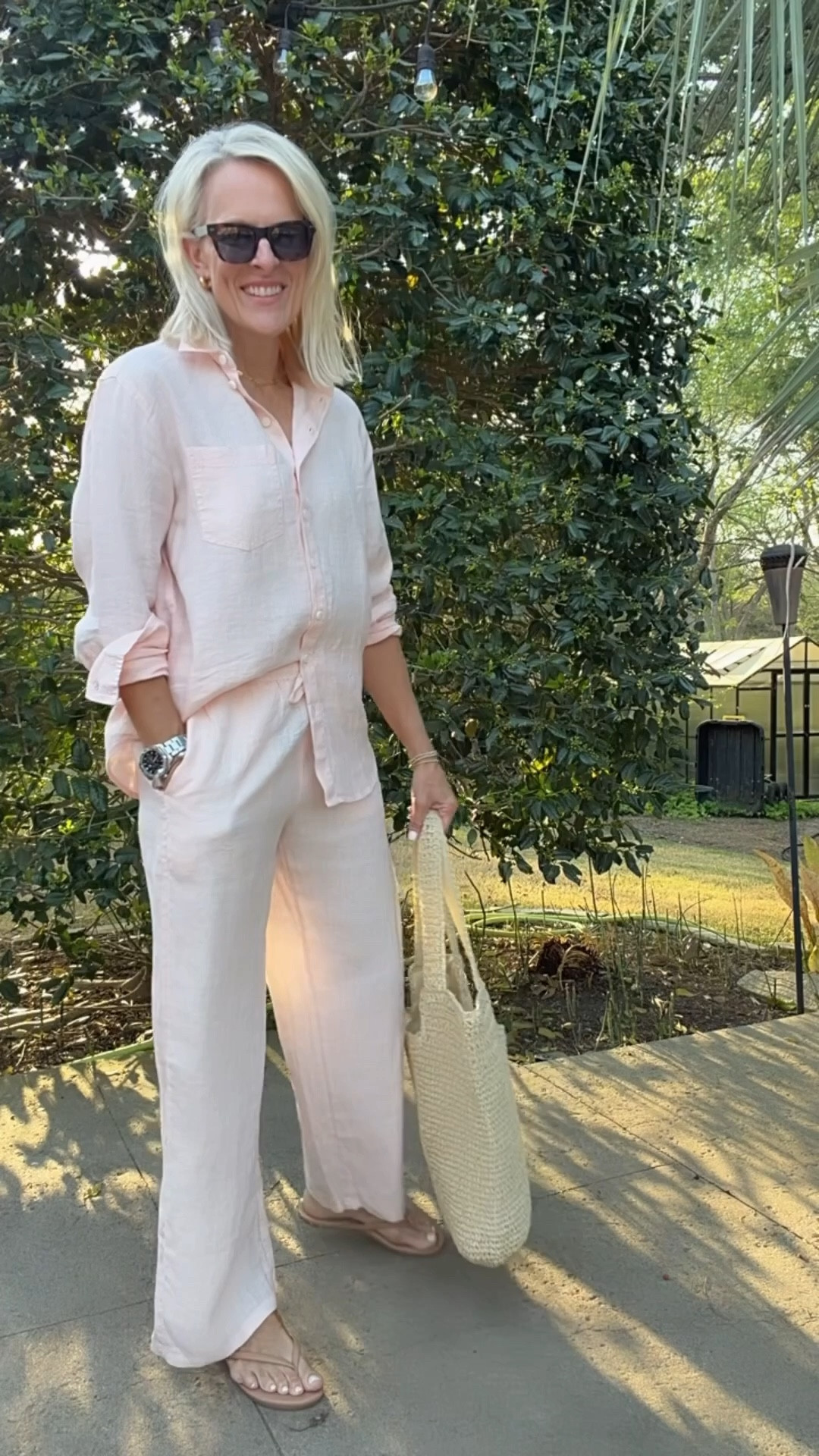 Easy comfortable style for women over 40

All fit tts
Linen pants come in 3 length options 

#LTKootd #LTKgrwm #LTKOver40