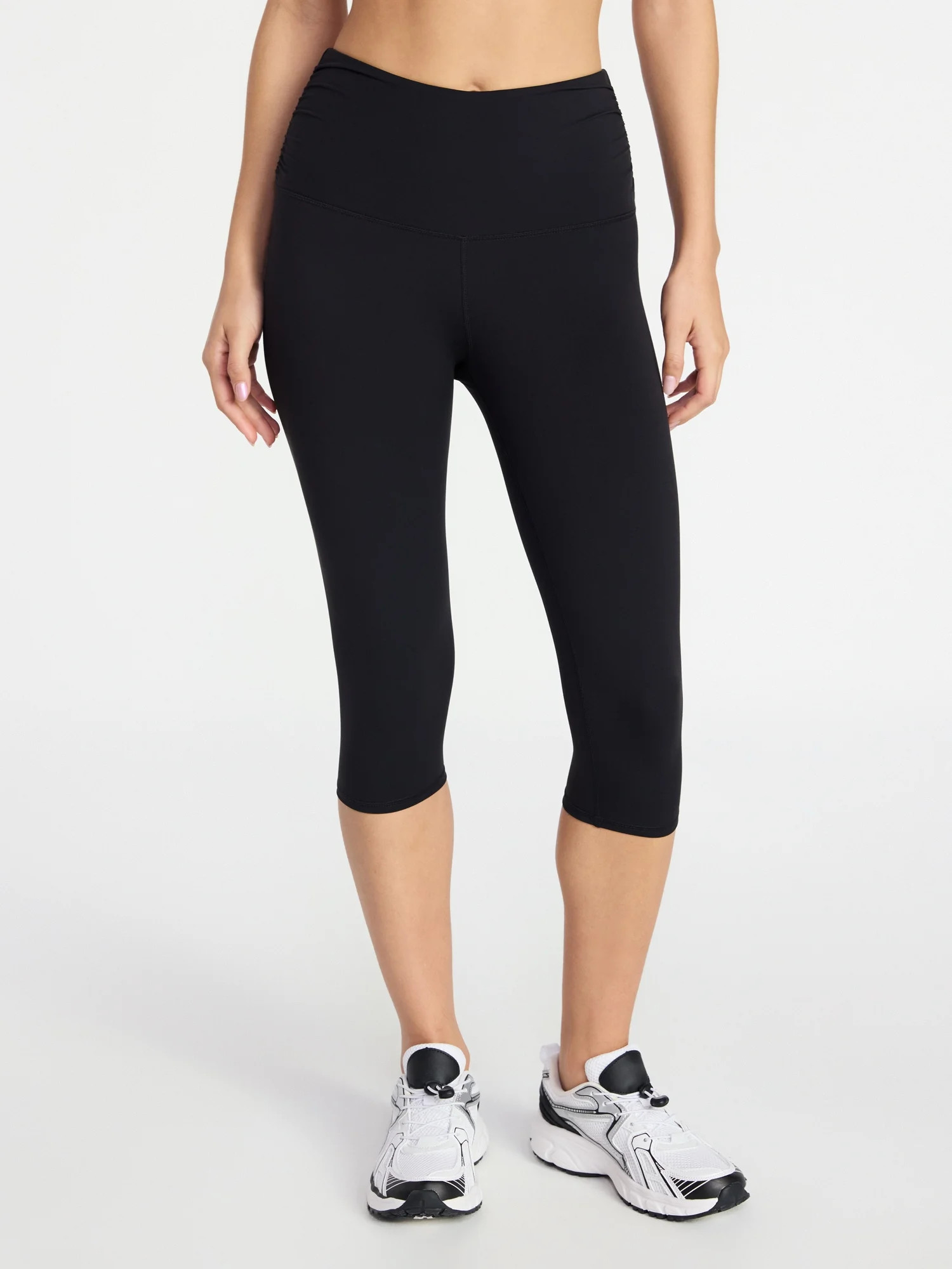 Avia Women's Side Ruched Color Capri, Sizes XS-XXXL | Walmart (US)