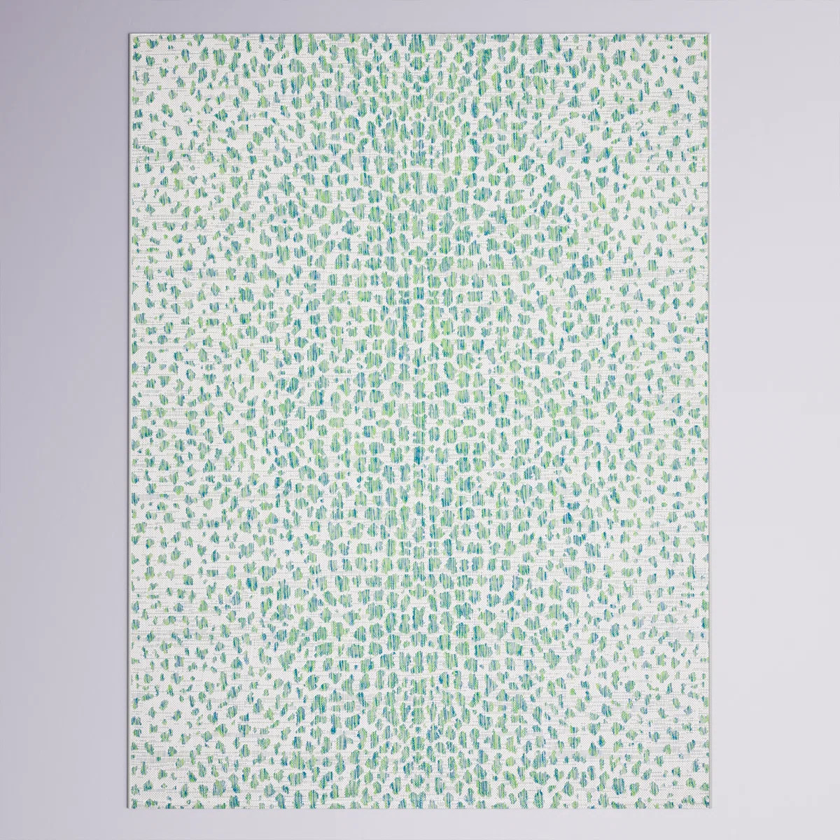 Animal Print Ivory/Green Indoor/Outdoor Area Rug | Wayfair North America
