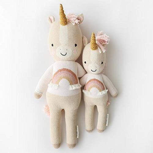 cuddle + kind Zara The Unicorn Regular 20" Hand-Knit Doll – 1 Doll = 10 Meals, Fair Trade, Heirloom  | Amazon (US)
