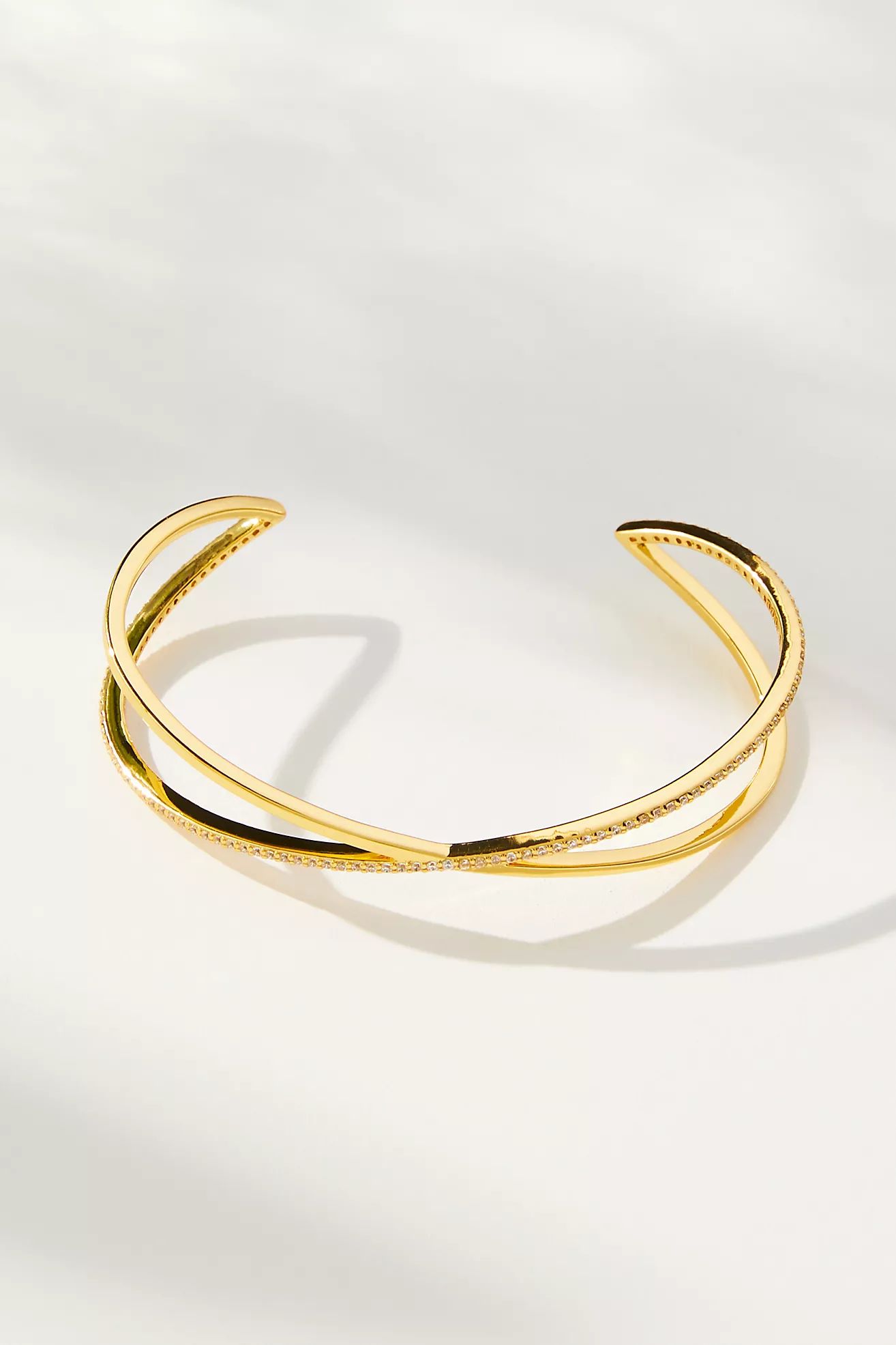 BaubleBar Shayla 18k Gold Cuff Bracelet | Anthropologie (US)