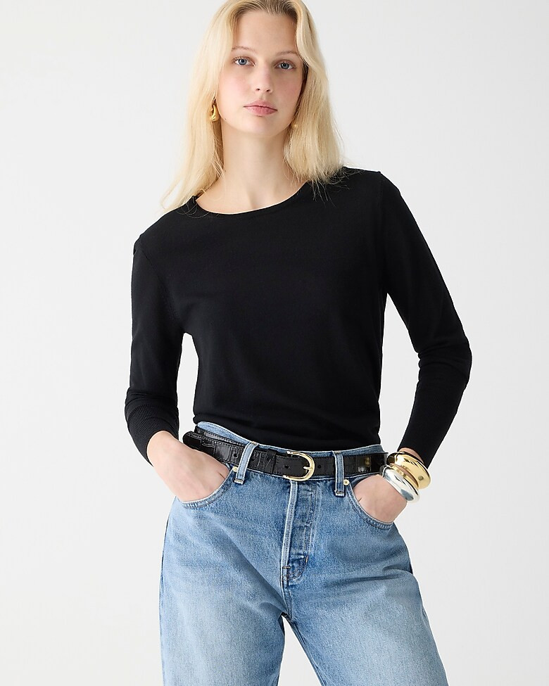 Halle crewneck sweater | J. Crew US