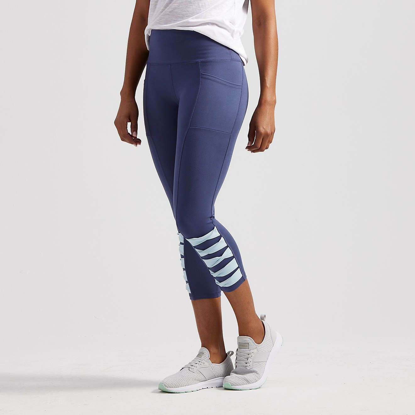 Freely High Waist Twisted Ankle Crop Leggings | Academy Sports + Outdoor Affiliate