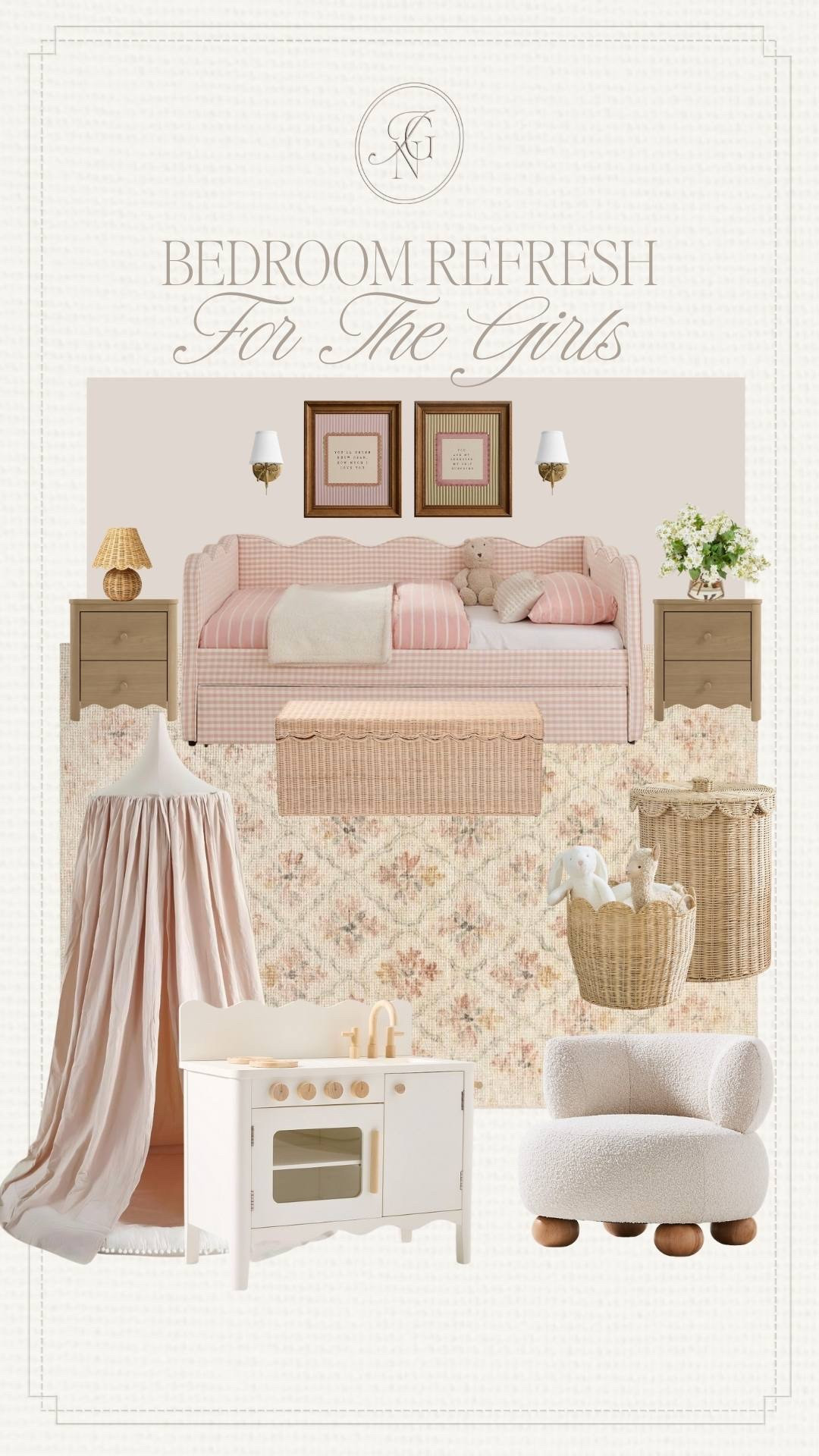 A soft and charming bedroom refresh for the girls 🌸 Blush tones, delicate patterns, cozy textures, and heirloom-inspired pieces that create the sweetest space for play and rest.

#girlsroomdecor #kidsbedroomideas #neutraldecor #cozycorners #ltkhome #homedecor

#LTKHome #LTKKids #LTKBaby