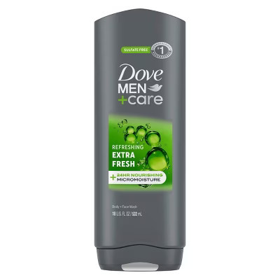 Dove Men+Care Extra Fresh Refreshing Body & Face Wash - Sulfate Free - 18 fl oz | Target
