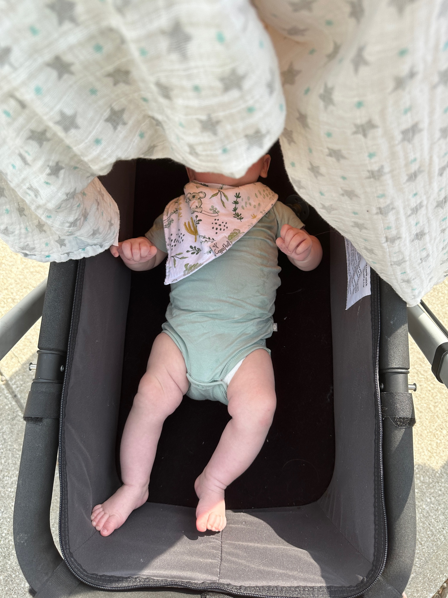 Summer baby style, keeping cool in bamboo! Plus these bibs help keep our outfits dry and cute while we’re out on the town. 

#LTKfamily #LTKkids