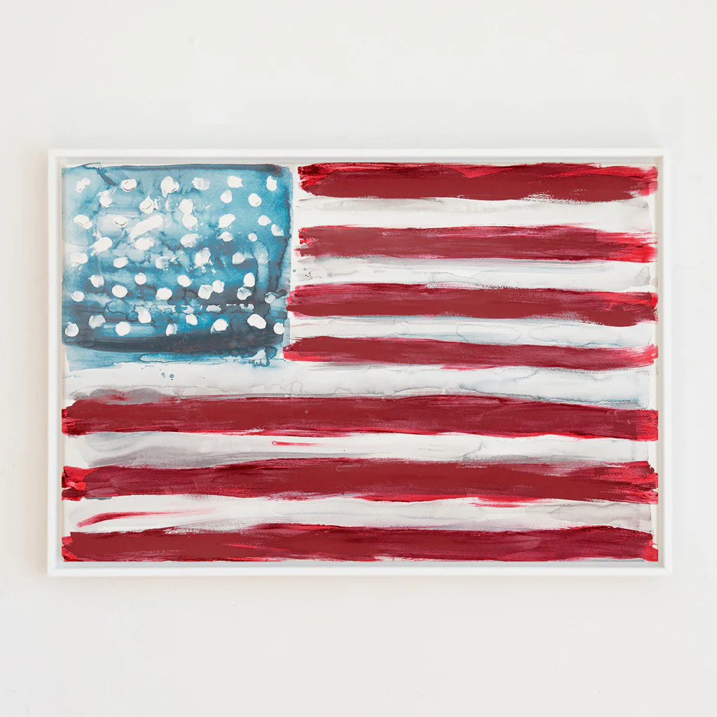 Abstract American Flag | Lindsay Letters, LLC