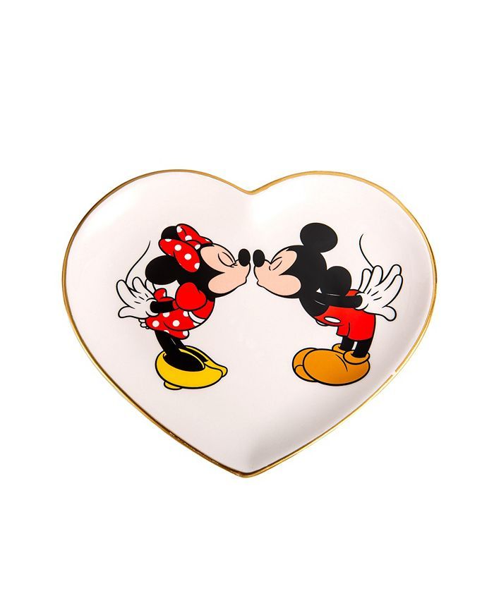 Mickey & Minnie Heart Trinket Dish | Macys (US)