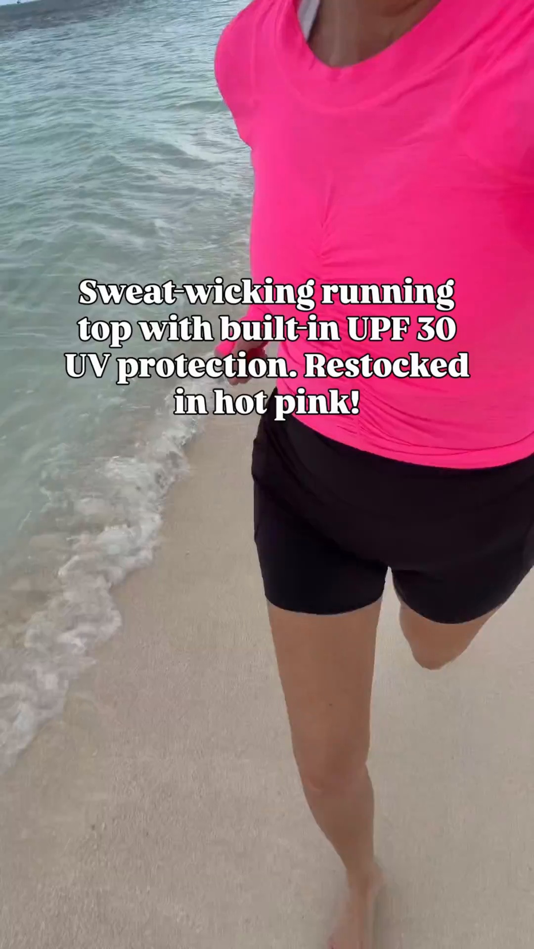 Wearing in hot pink but have in 4 colors (17 available)! I’m in a size medium. Can be worn cropped, but I love that it doesn’t ride up while running

#LTKOver40 #LTKActive
