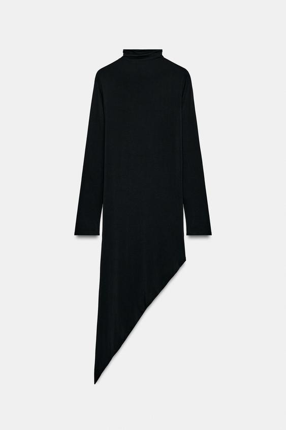 Zara - Asymmetrical Long Top - White - S - Woman | Zara US