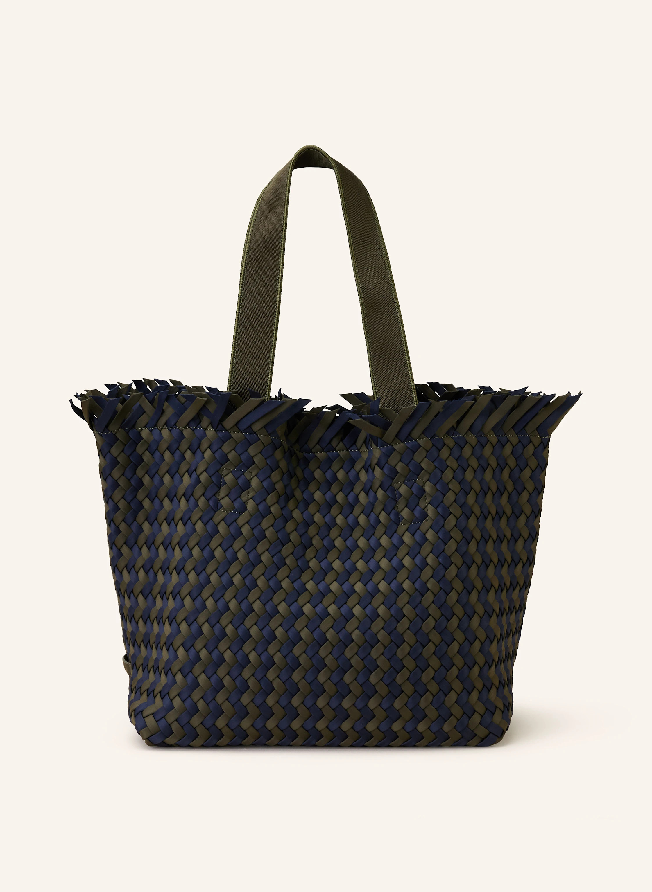 Naghedi Shopper HAVANNA MEDIUM mit Pouch in dunkelgrün/ dunkelblau | Breuninger (DACH)