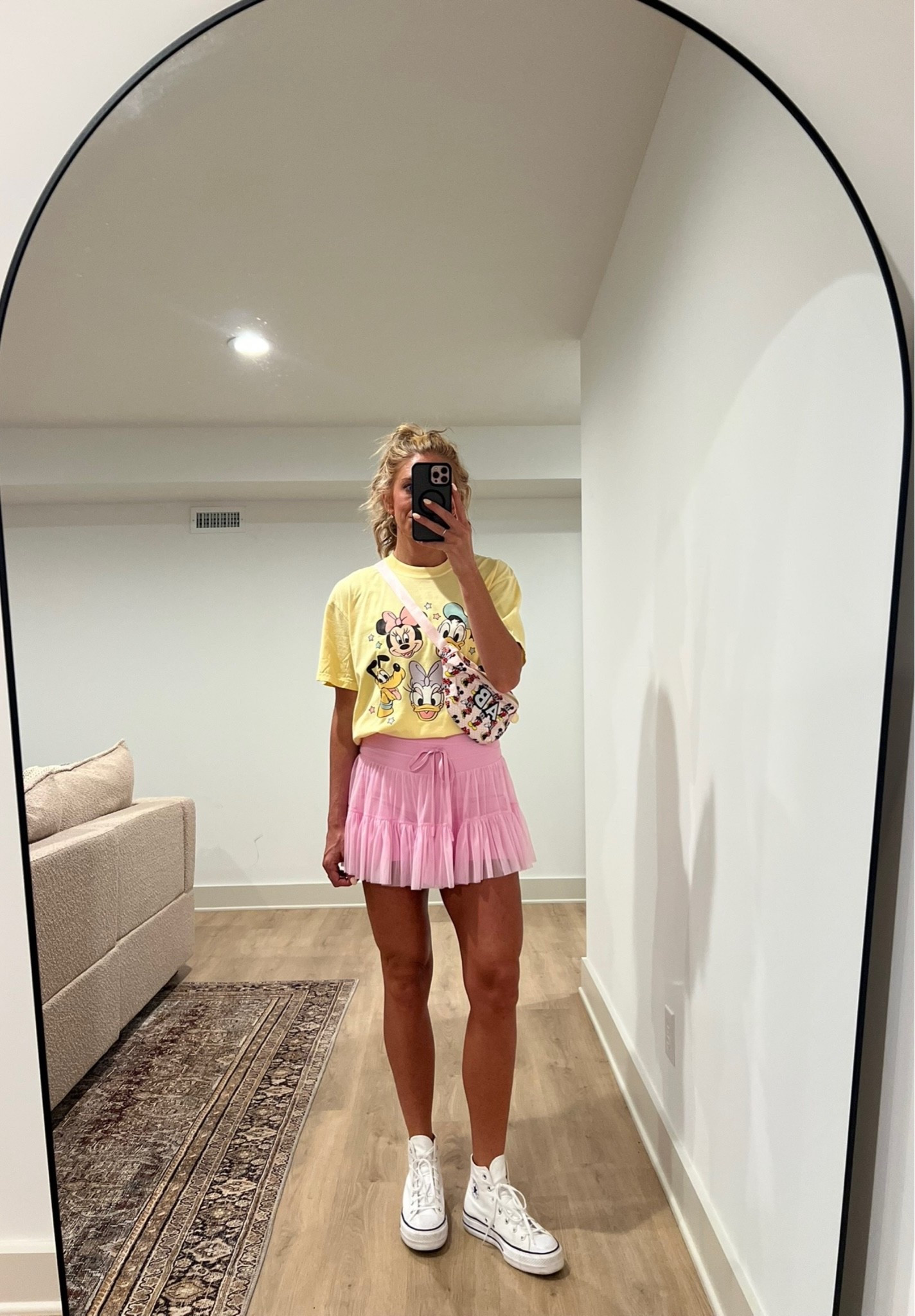 EPCOT! ✨ This graphic tee and pink skort are such a fun combo, and you’ll stay comfortable all day. I’m wearing the longer skort but there’s also a shorter one I linked!

Sizing: Wearing a medium in both the tee and skort.

#LTKootd #LTKmomlife #LTKdayinmylife