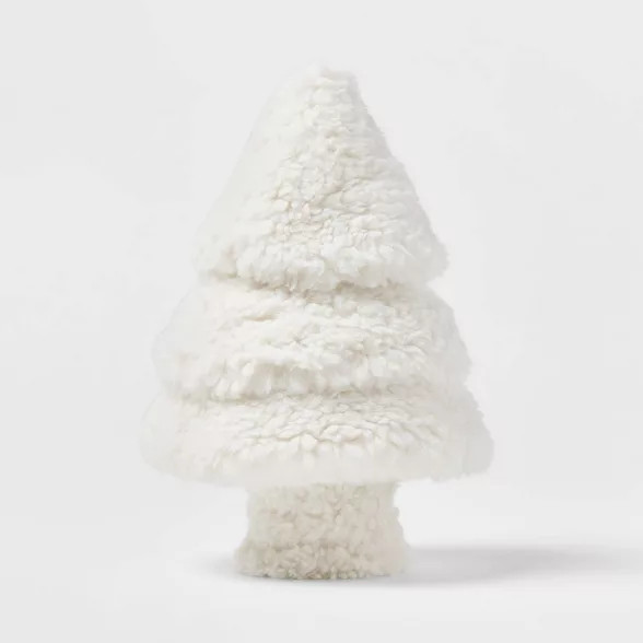 Sherpa Shaped Christmas Tree Ivory - Threshold™ | Target