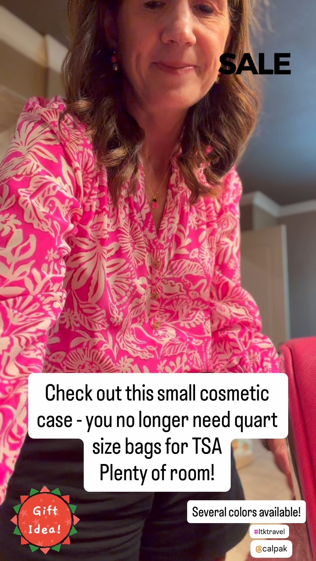 Cosmetic Case 

On Sale!!! 

I consider this cosmetic case one of my favorite travel essentials. It can hold so many of my travel size toiletries. I love that it is clear and you no longer need a quart size bags because TSA can see through this bag and has no problem with it through security. I love not having to mess with quart size bags to put my toiletries in. Game changer! 

Make sure you get the smaller size cosmetic bag since it fits the best in a carry-on. It comes in so many great colors. 

This would make a great gift idea for the upcoming holidays if you have traveler in your life. 

Linked several of my favorite travel essentials. 

#LTKHome #LTkFindsUnder50 #LTKFindsUnder100 #LTKBeauty 

Bag, travel bag, duffel bag, suitcase bag, carry-on bag, Calpak bag, cosmetic case, case, make-up case, travel, vacation, overseas, essentials, travel essentials, gift idea, gift for her, traveler gift, holiday gift, gift for the traveler, 



#LTKTravel #LTKItBag #LTKSaleAlert