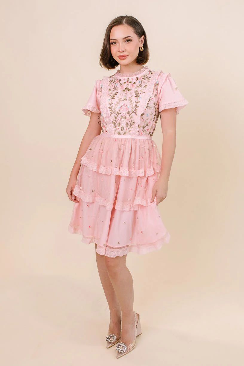 Ingrid Embroidered Dress - FINAL SALE | Ivy City Co