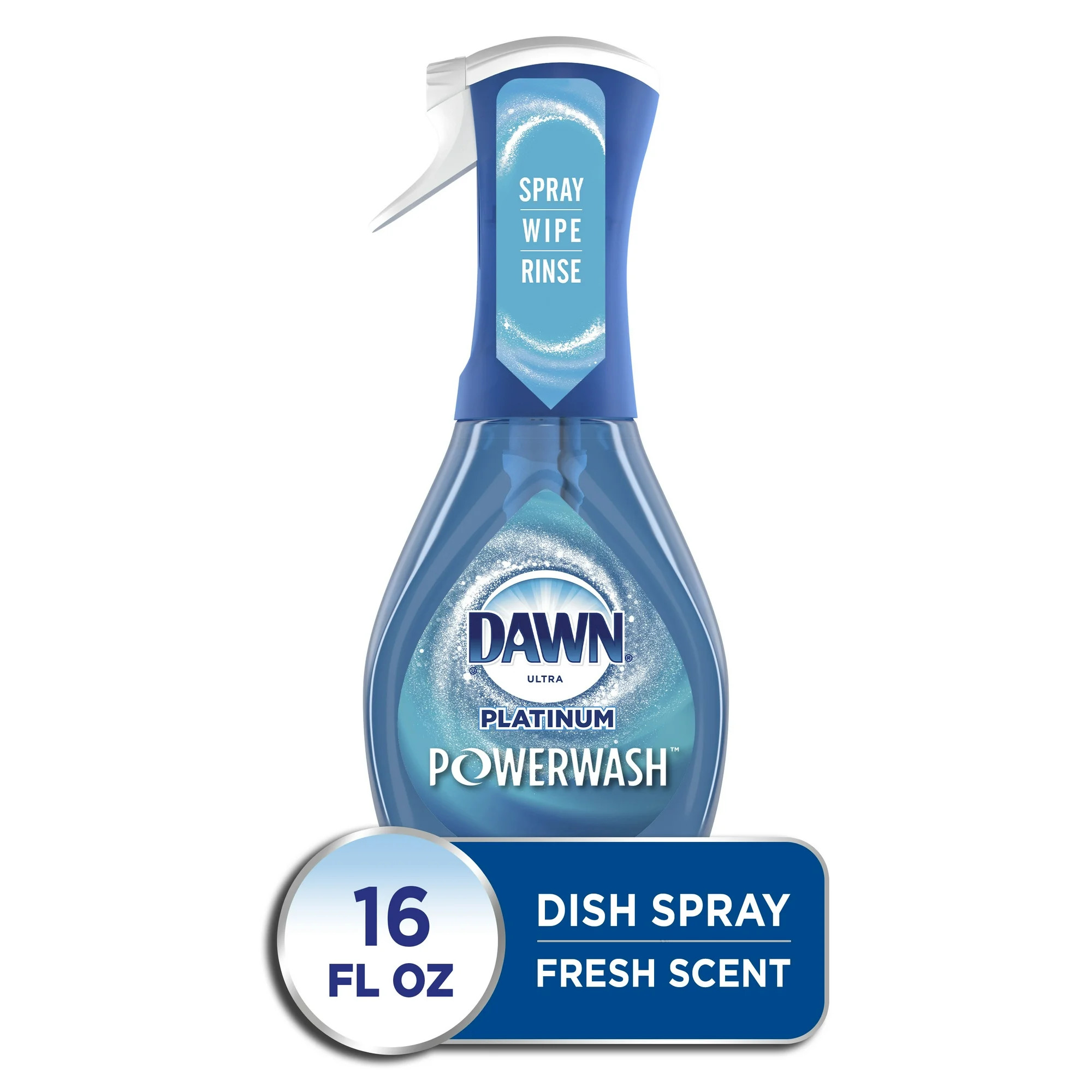 Dawn Platinum Powerwash Dish Spray, Dish Soap, Fresh Scent, 16 Fl Oz | Walmart (US)