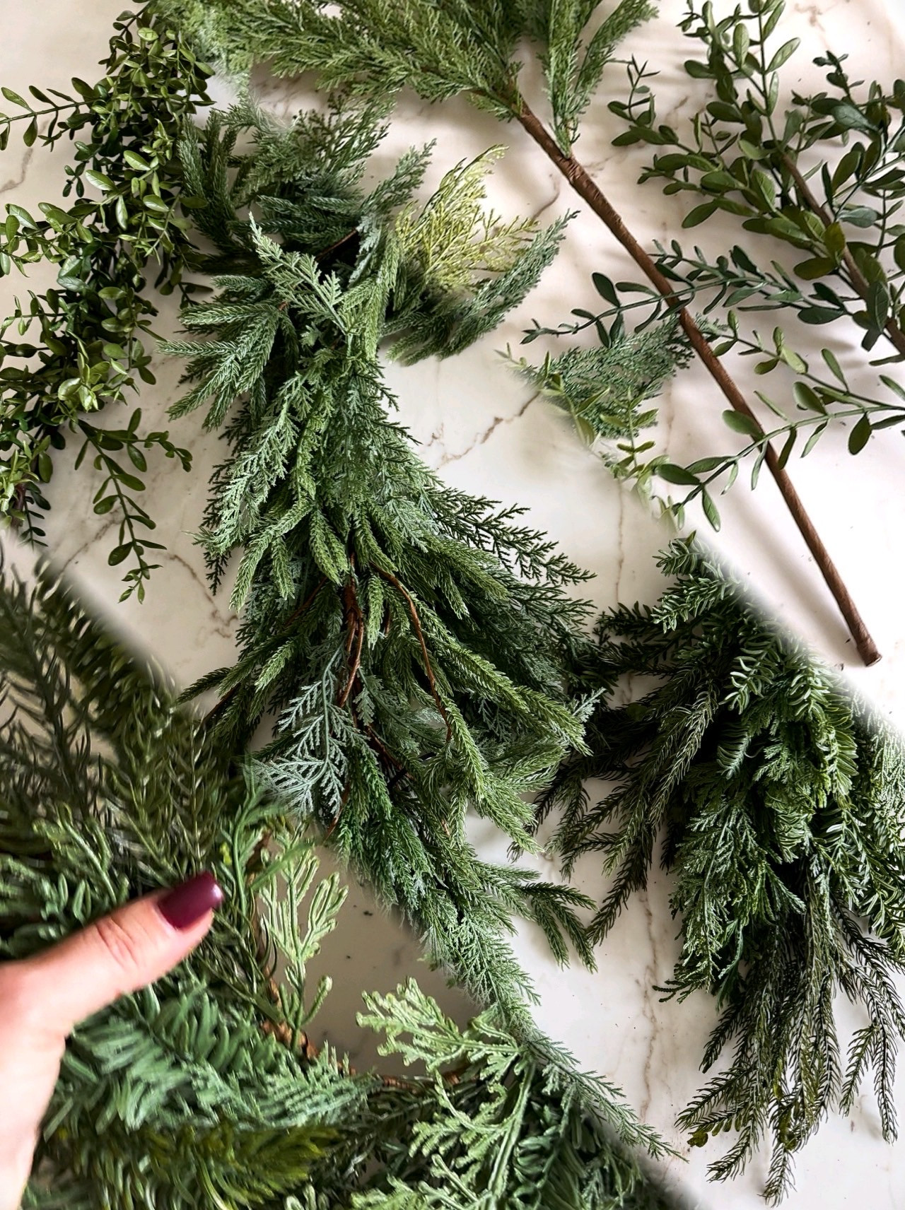 ✨HOLIDAY GREENERY FAVORITES · LUSH & TIMELESS✨ I’m loving these full, realistic garlands and wreaths this season — they instantly elevate any space with natural texture and soft greenery. Whether draped over a mantel, staircase, or doorway, they bring that fresh, festive look that feels high-end yet effortless.

#TheHillaryStyle #LuxuryHomeDecor #AmazonFinds #HolidayDecor #HolidayHome #FestiveStyle #ModernOrganic #NeutralChristmas #DesignerLookForLess #SeasonalStyling #CozyChic #ElegantInteriors #HomeAesthetic #AffordableLuxury #WinterStyling 

 #LTKHoliday #LTKOver40 #LTKStyleTip