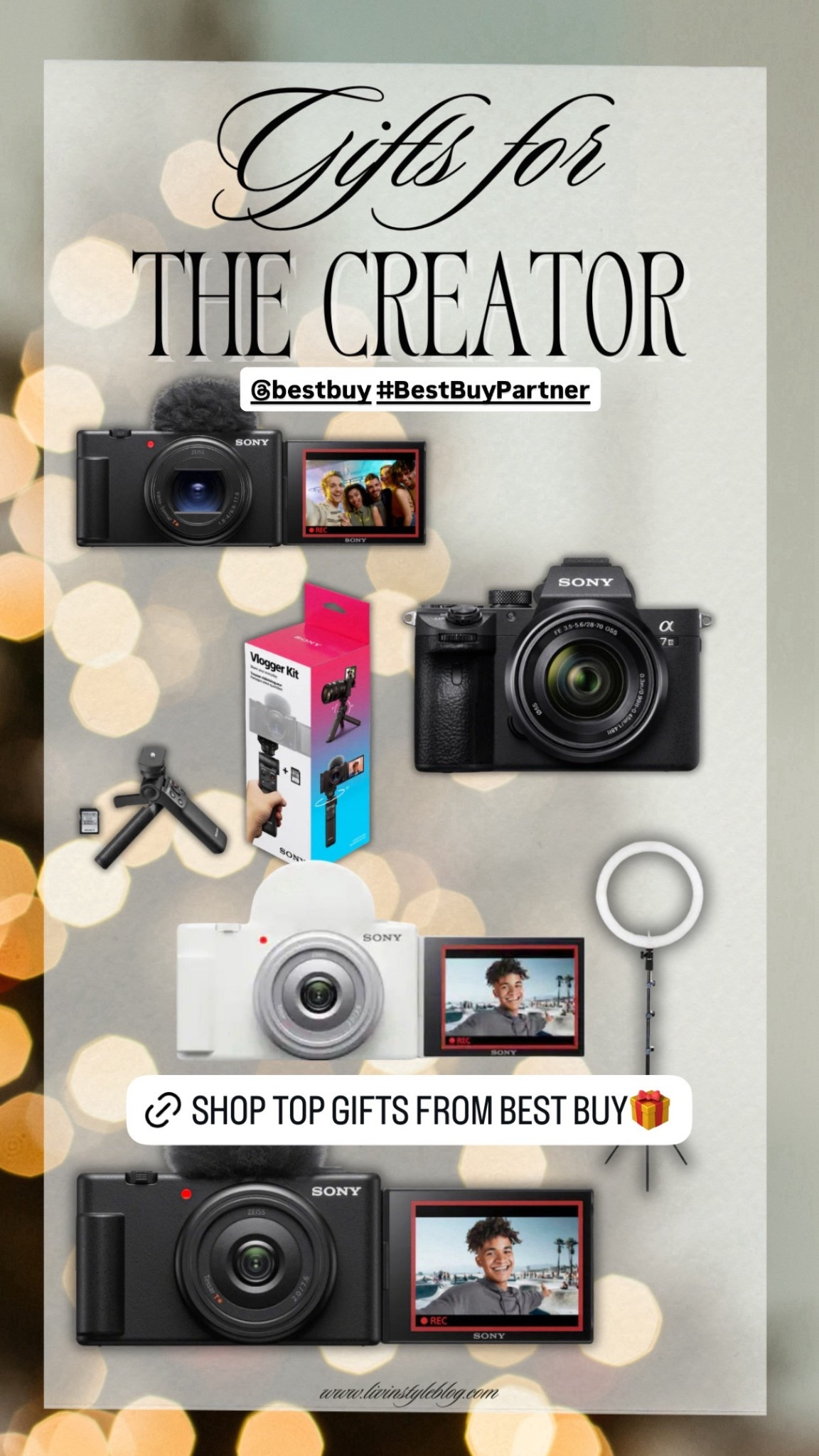 #BestBuyPartner Best Buy has the top gifts for everyone on your list this season! I curated gift ideas for the content creator, vlogger, or someone who just loves to capture everyday moments. Shop Holiday Gifts now from @BestBuy! 

#LTKvlog #LTKHoliday #LTKGiftGuide
