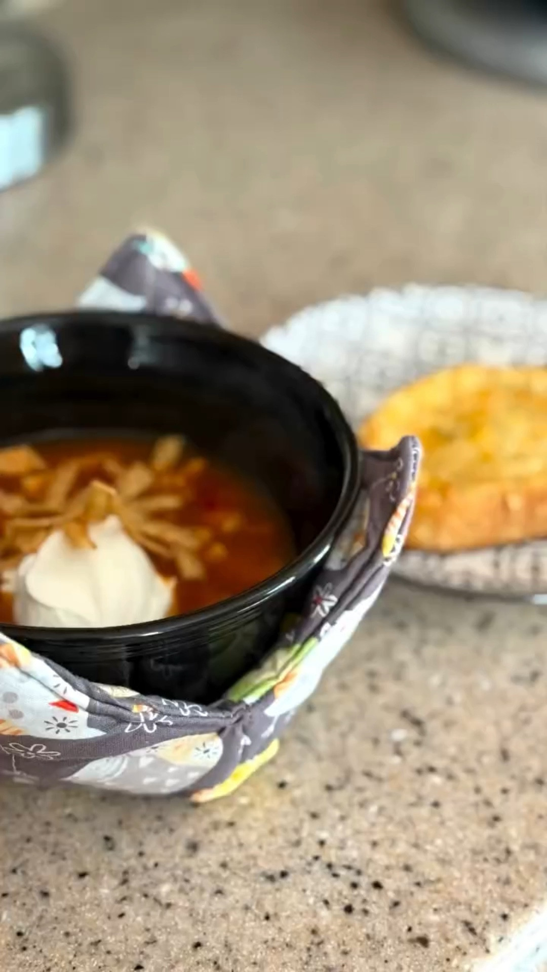 The first snow of the season called for one thing: ✨ cozy soup weather ✨
 So I whipped up my favorite quick and easy chicken tortilla soup, and it really hit the spot! Warm, comforting, and perfect for nights when you want something delicious without spending all evening in the kitchen.
 
Be sure to save this post so you can come back easily to the recipe!
 
🥣 Chicken Tortilla Soup — Stovetop
 
Ingredients • 1 lb boneless skinless chicken breasts (cooked — diced or shredded) • ½ cup diced yellow onion • 1 tsp minced garlic • 1 (15 oz) can chicken broth • 1 cup water • 1 (15 oz) can corn — undrained • 1 (10 oz) can original Rotel — undrained • 1 (10 oz) can enchilada sauce • 1 envelope taco seasoning • ½ tsp chili powder
 
Directions Add everything to a pot on the stove, mix well, and let simmer for 1 hour. The flavor gets even better the longer it sits, but since everything’s already cooked, it’s ready once heated through!
 
Top with tortilla strips, cheese, sour cream, or whatever your heart desires. 🤤 I love to serve this soup with cheesy garlic bread!
 
What’s your go-to winter comfort meal?

💗 Ashley

#MakeLifeMarvelous
Cozy soup season, quick and easy recipes, chicken tortilla soup, football recipes, comfort meals.