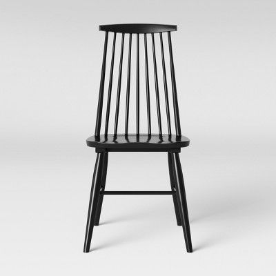 Harwich High Back Windsor Dining Chair Black - Threshold&#8482; | Target