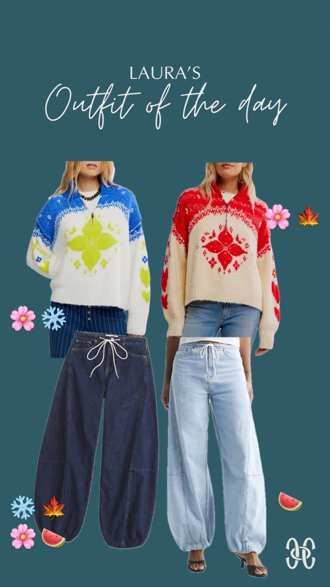 I wear a small in the sweater and 26 in the jeans :) 

#LTKSaleAlert #LTKootd #LTKgrwm