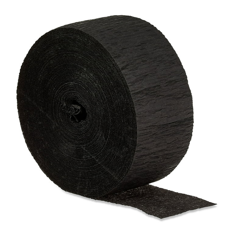 Black Paper Party Streamer, 150', by Way To Celebrate | Walmart (US)