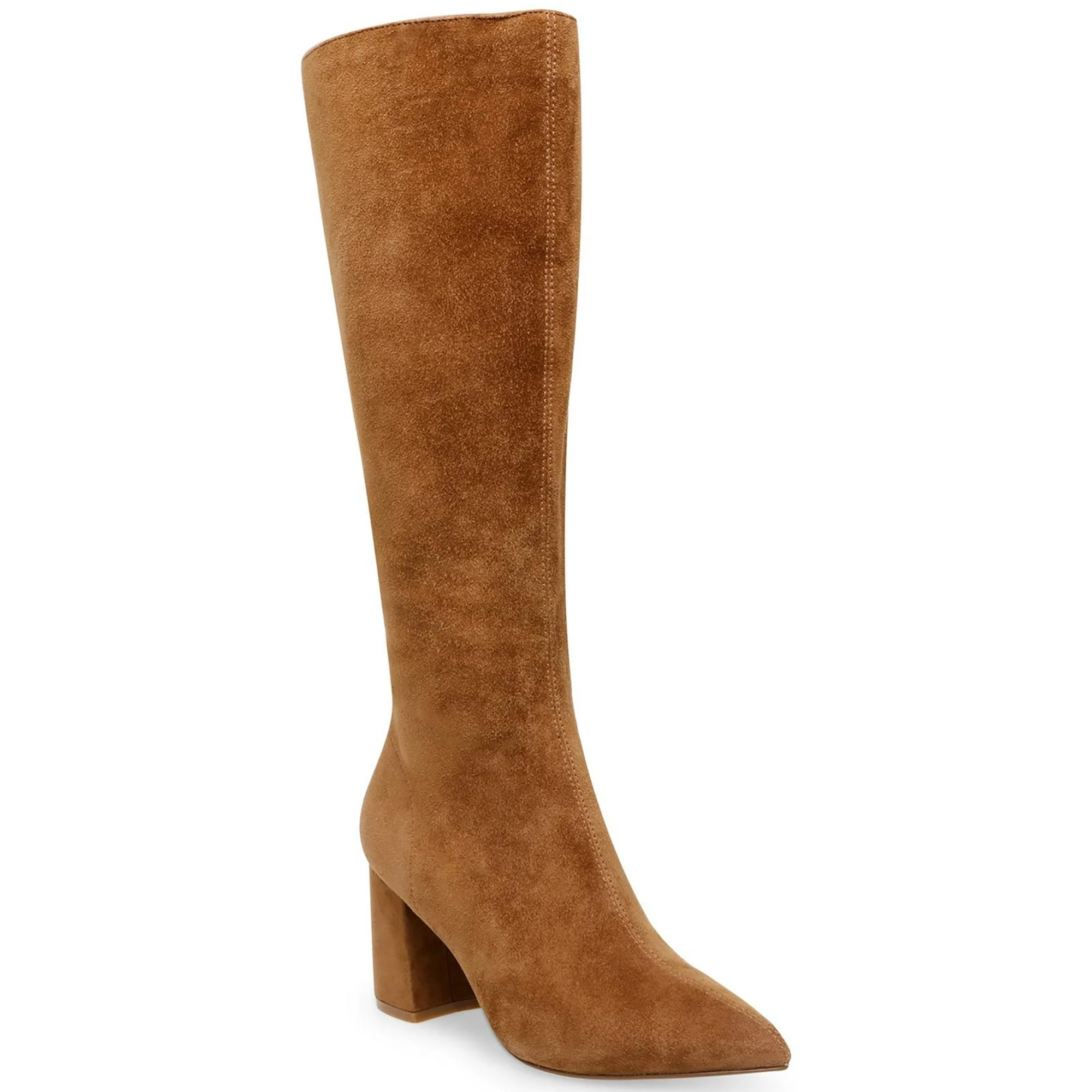 Steve Madden Womens Nieve Suede Pointed Toe Knee-High Boots | Walmart (US)