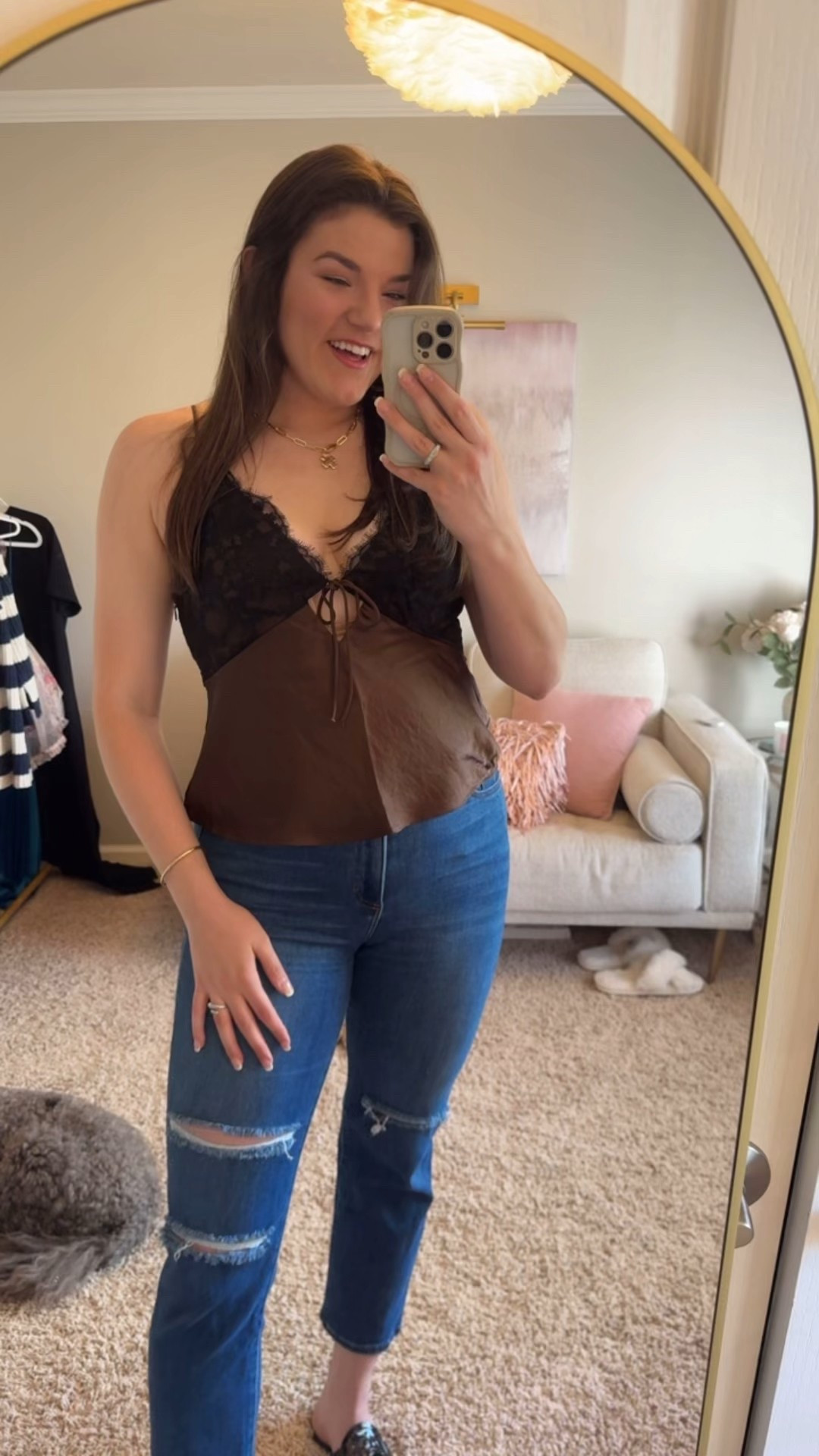 LOVE this chocolate brown top from Abercrombie 🤎 & better yet, I found the perfect bra to go with it!! (Btw: you can my code SUITEAF at Abercrombie rn to shop an extra 15% off the sale!!)✨

#LTKSaleAlert #LTKFestival #LTKootd