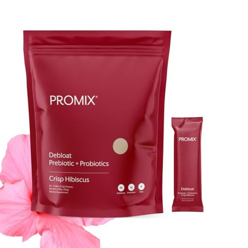 ProMix Nutrition Debloat Prebiotics & Probiotics, Hibiscus - 30ct | Amazon (US)