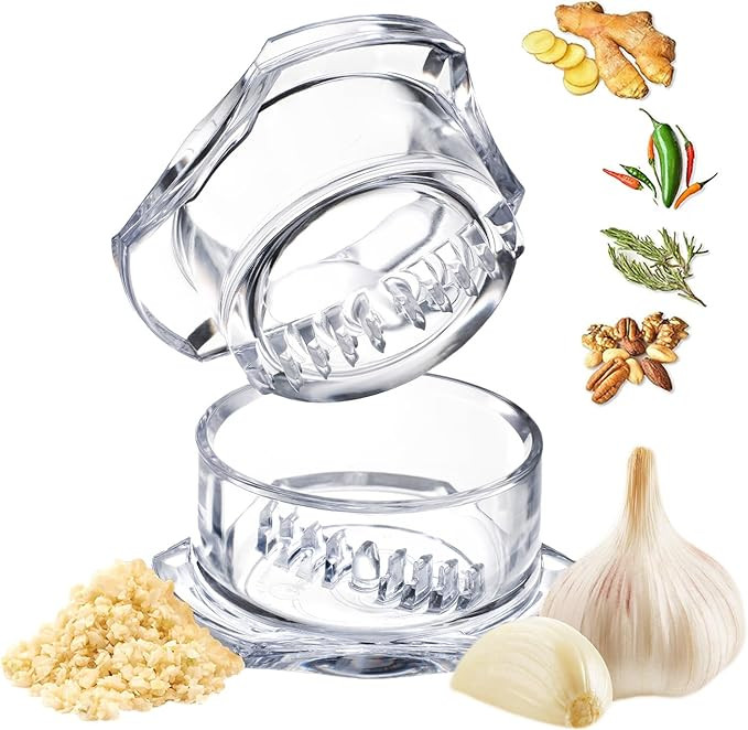 Nextrend Garlic Twister 4th Gen – Garlic Mincer & Garlic Press in One - for Ginger, Herbs, Nuts... | Amazon (US)