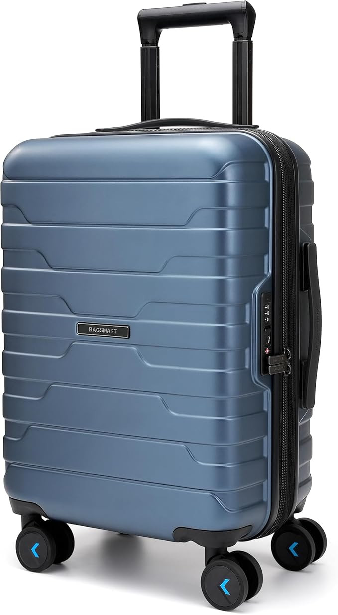 BAGSMART Carry On Luggage 22x14x9 Airline Approved with TSA Lock,20 Inch Lightweight Luggage with... | Amazon (US)