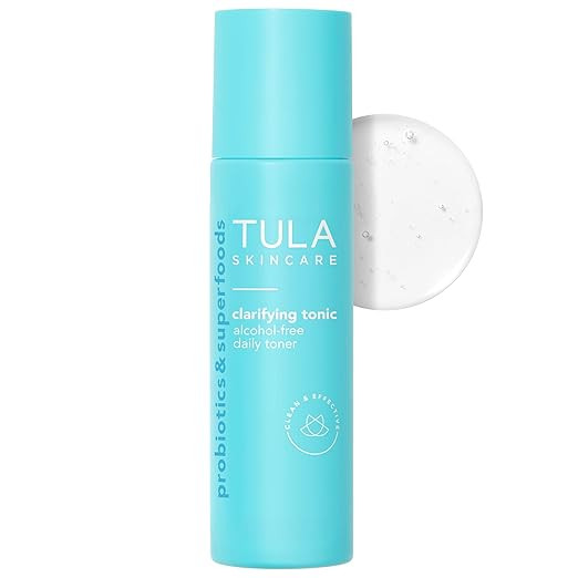 TULA Skin Care Clarifying Tonic Alcohol-Free Daily Toner - Face Toner to Gently Exfoliate and Tig... | Amazon (US)