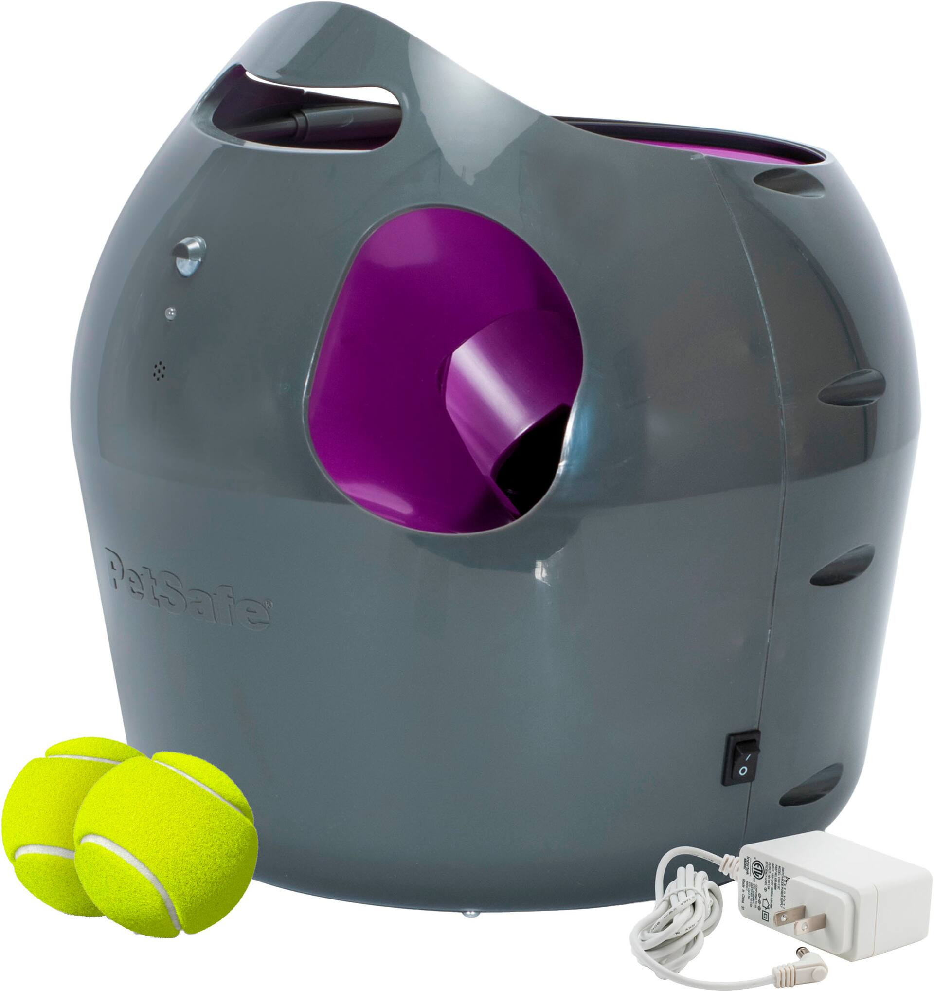 PetSafe - Automatic Ball Launcher - Interactive Dog Toy - Tennis Balls Included - Motion Sensor Promotes Safe Play - Gray | Best Buy U.S.