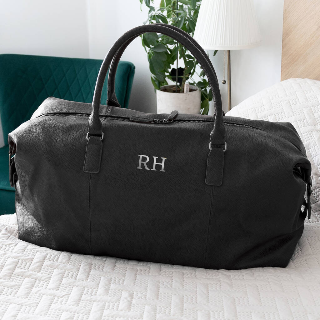 Luxury Monogrammed Weekender Holdall | Not On The High Street