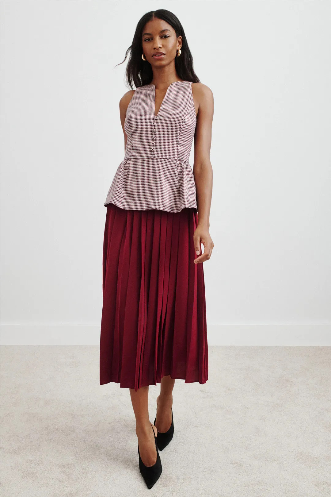 Rosie Assoulin Long Peplum Dress | Rent the Runway