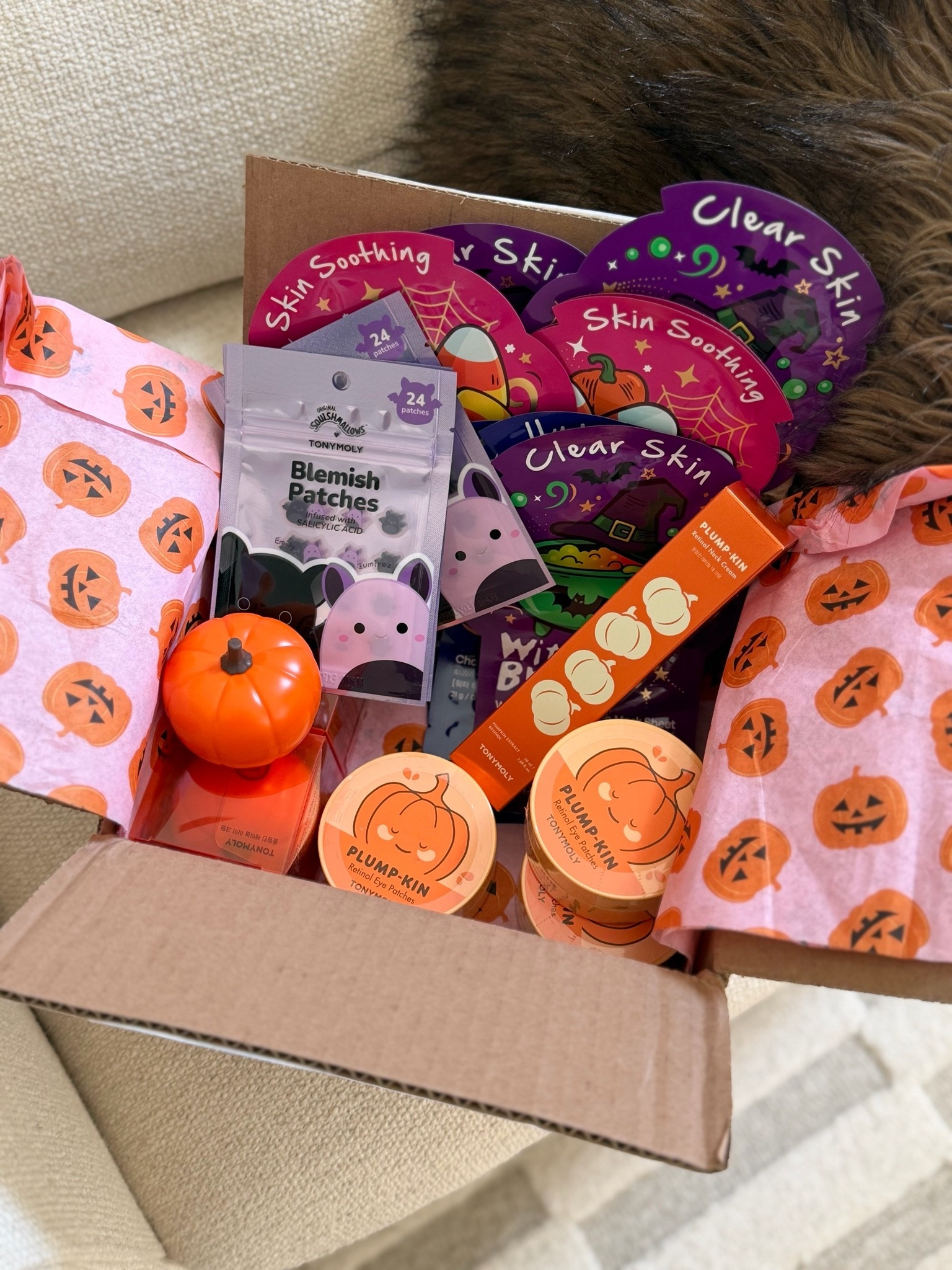 Halloween skincare from my favs @tonymoly