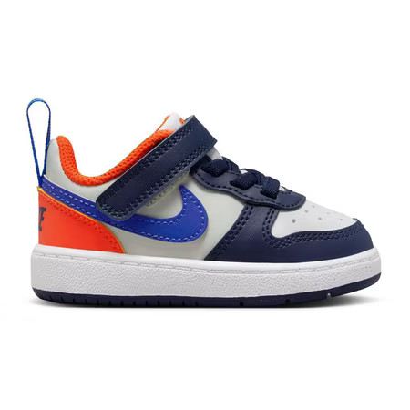 Nike Court Borough Low Recraft Baby/Toddler Shoes Color: Navy Royal Orange Size: 5 T | Walmart (US)
