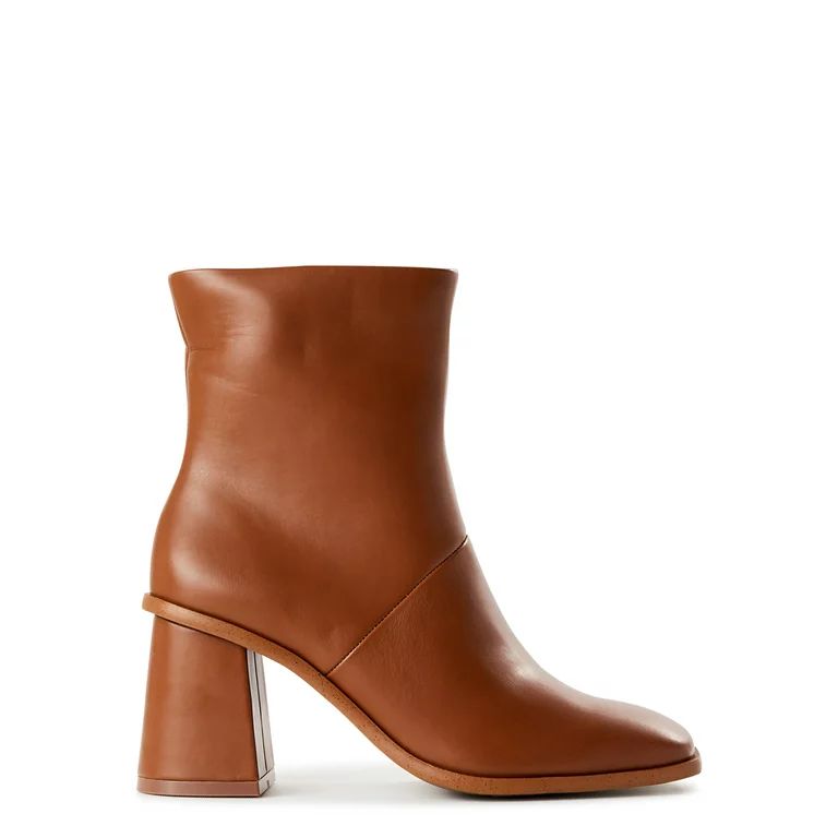 Time and Tru Women's Square-Toe Dress Booties | Walmart (US)