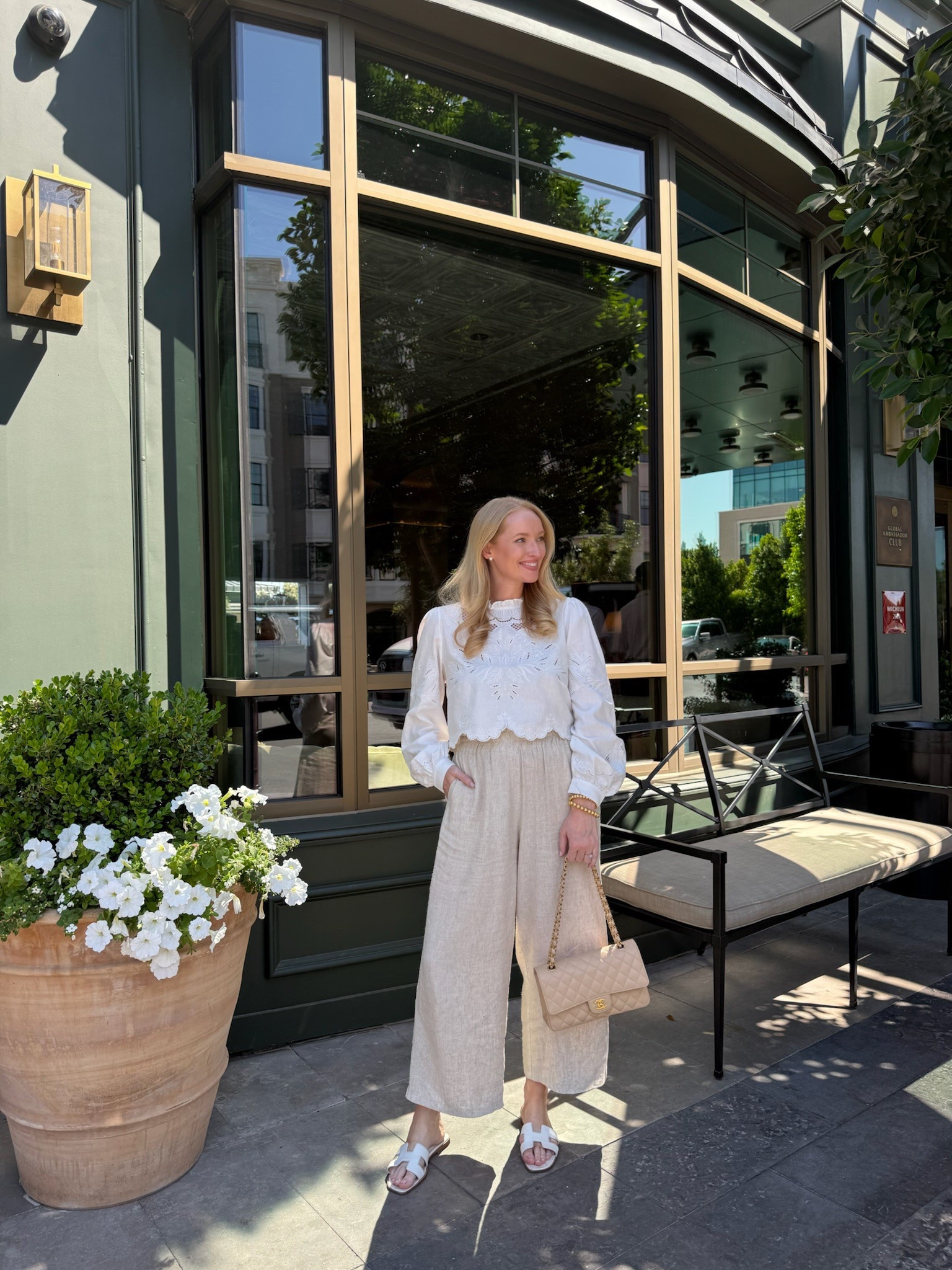 Cute vacation lunch and shopping outfit!  Spring outfits // vacation outfits // resortwear // travel outfits // brunch outfits // daytime outfits // comfortable outfits 

#LTKTravel #LTKSeasonal #LTKStyleTip