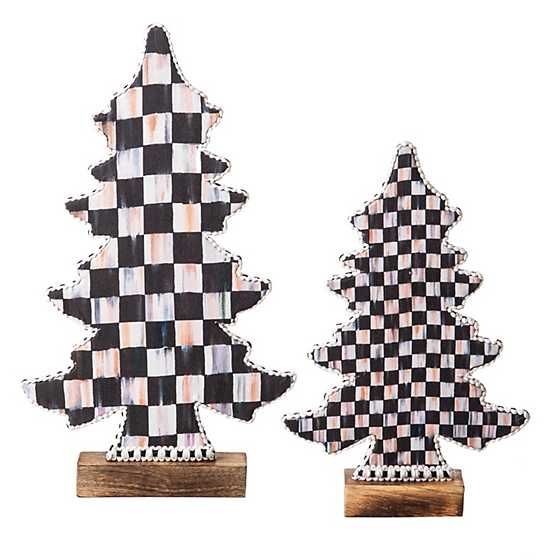 Courtly Check Forest Trees - Set of 2 | MacKenzie-Childs