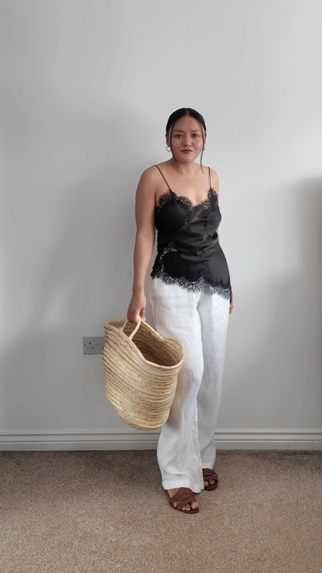 6 ways to wear satin lace top

holiday outfits, summer outfits, petite outfits, linen trousers, styling ideas, straw basket bag, minimal outfits 

#LTKuk #LTKpetite #LTKsummer